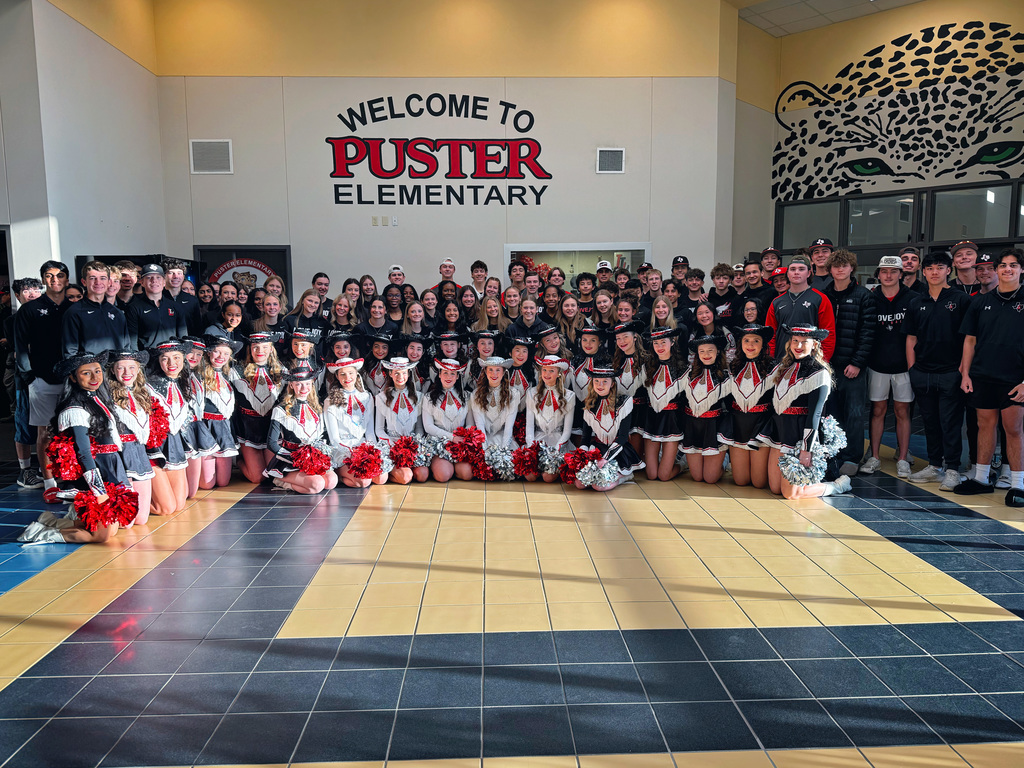 LHS Majestics, Golf, Track & Field, and Baseball programs visiting Puster Elementary for Reading with the Leopards