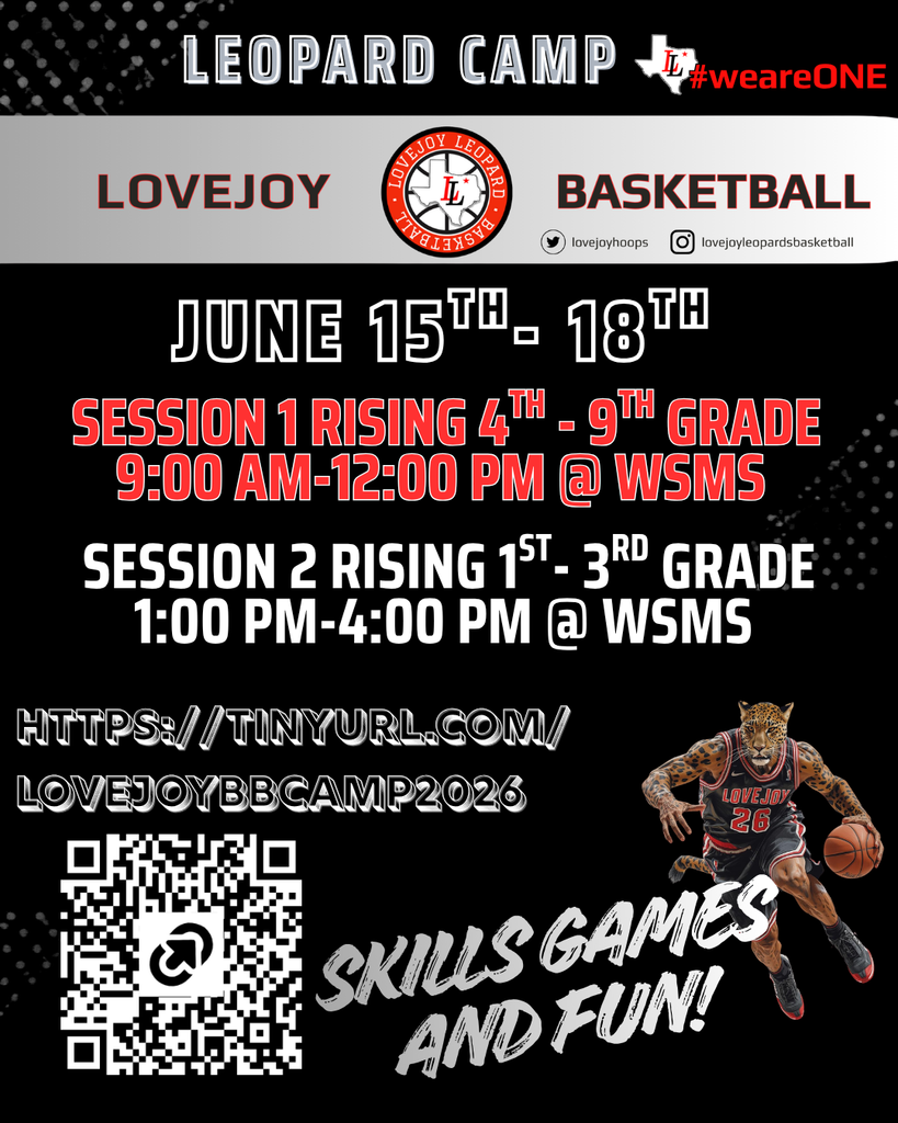 Leopards basktball camp flyer