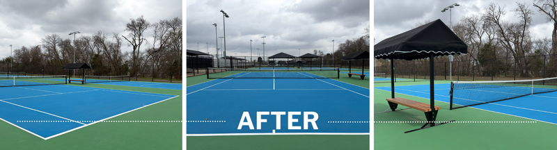 Tennis Court After Pictures