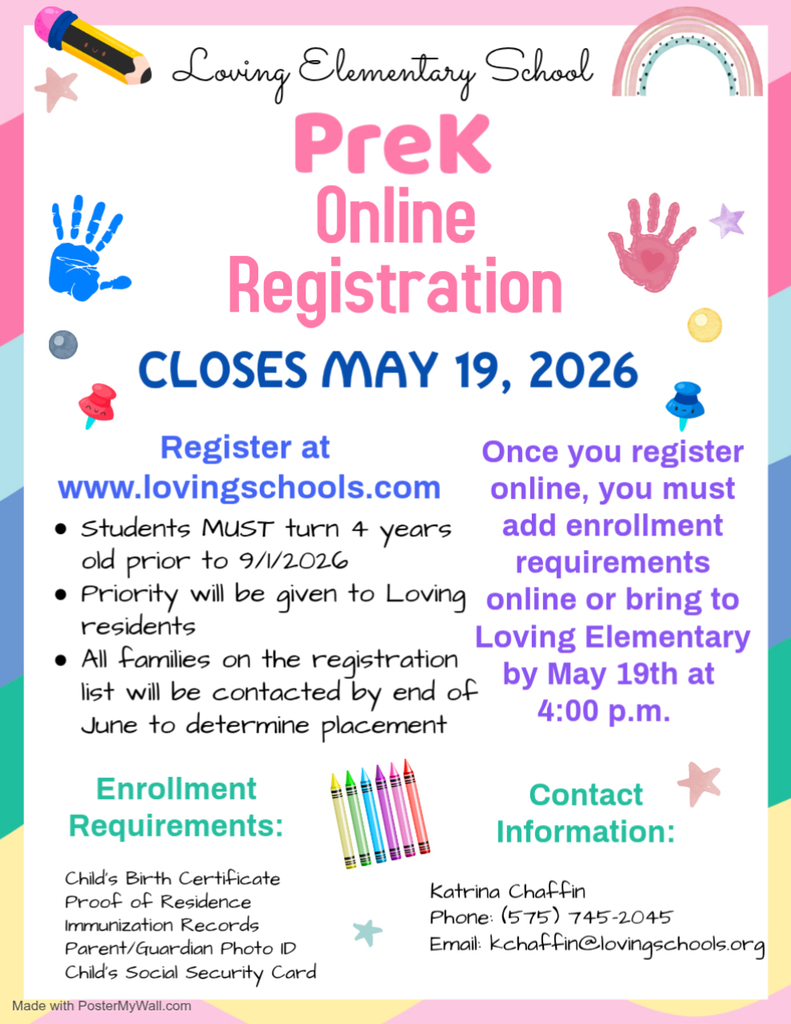 PreK registration closes today.