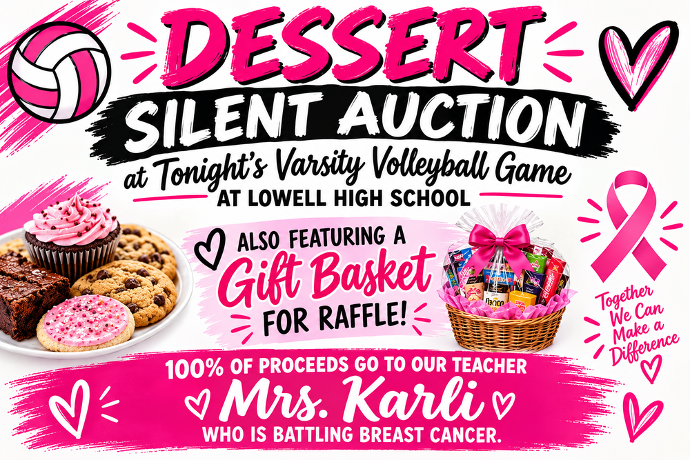 Dessert Auction and Raffle Basket