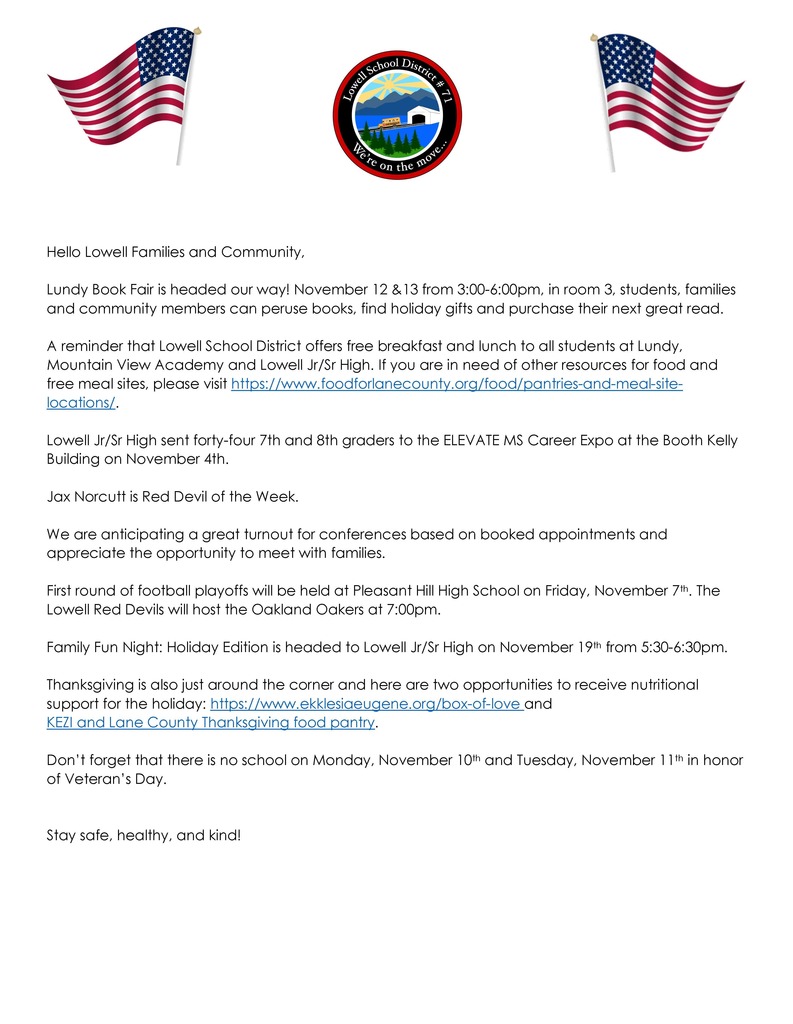 Weekly Communication