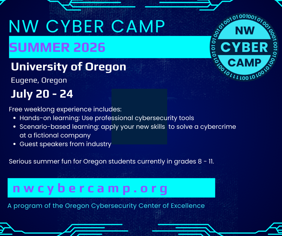 Cyber camp flyer