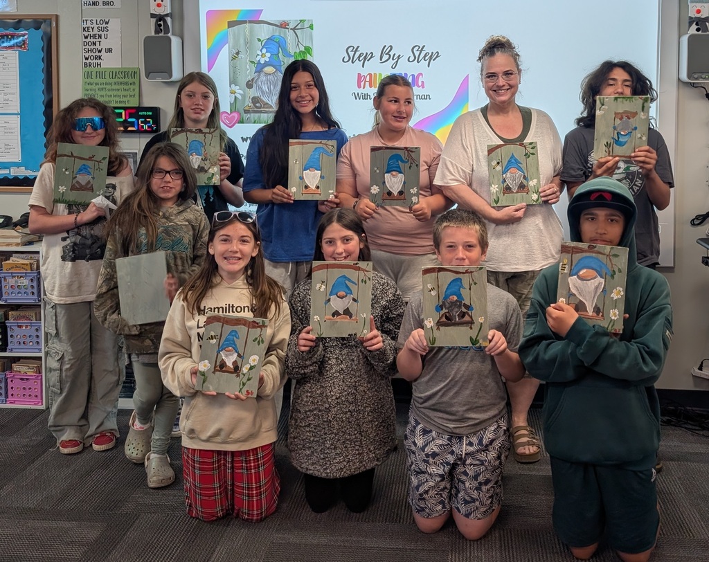 6th grade art class