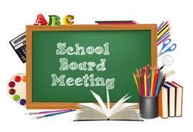School board meeting image