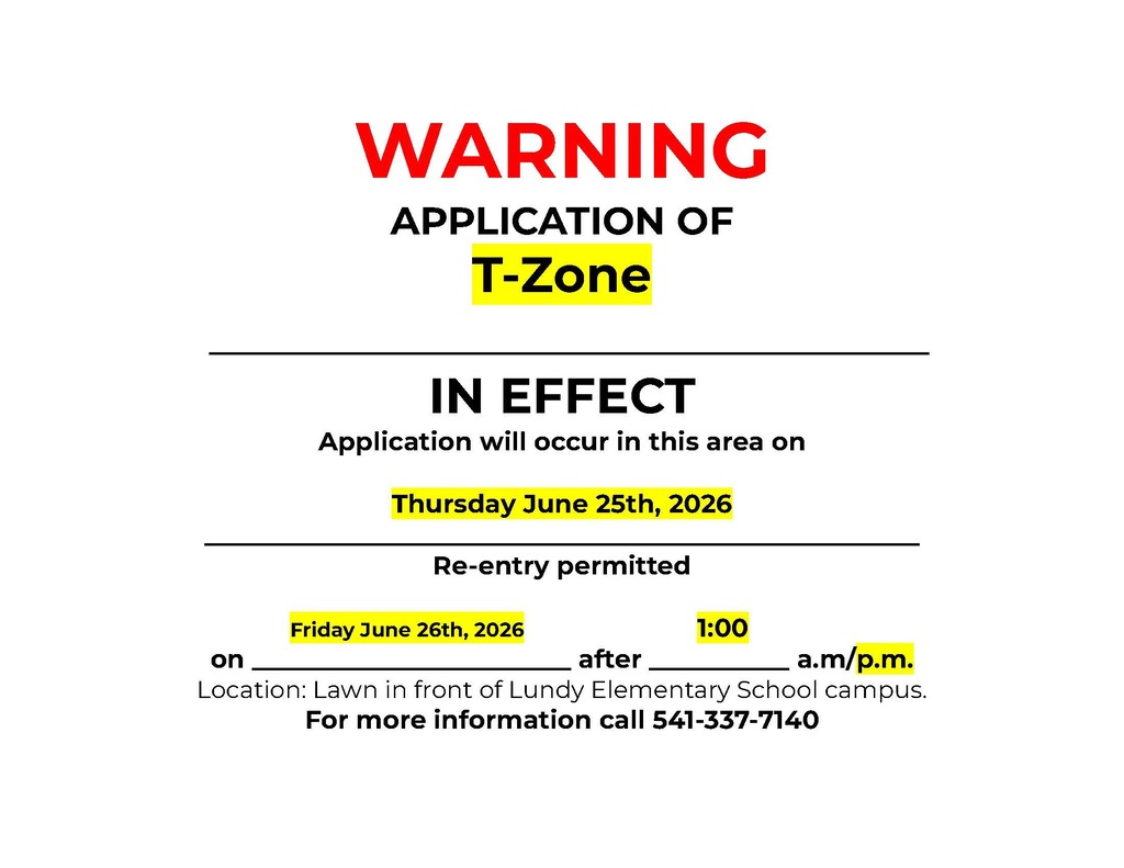 Pesticide warning