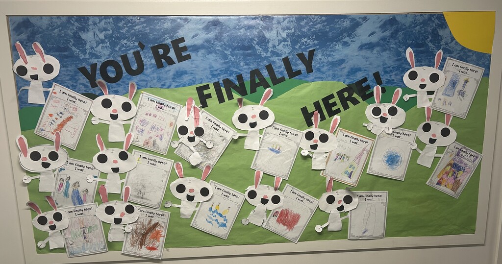 kinder bulletin board
