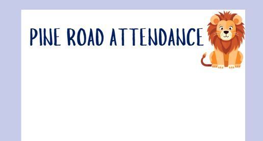 Pine Road Attendance