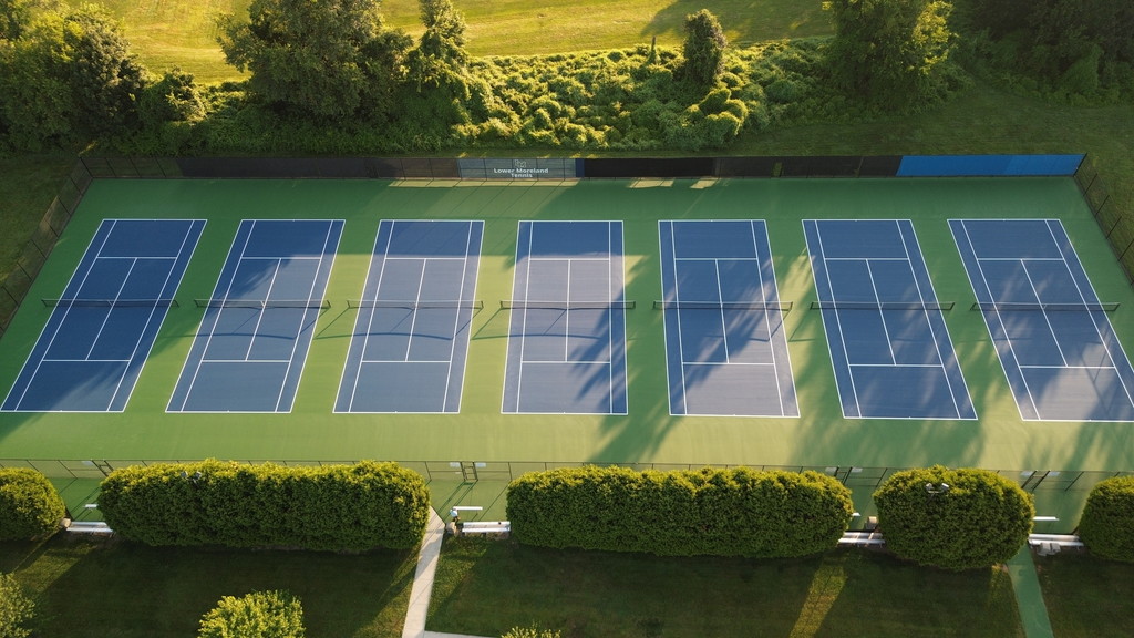 Painted Tennis Courts