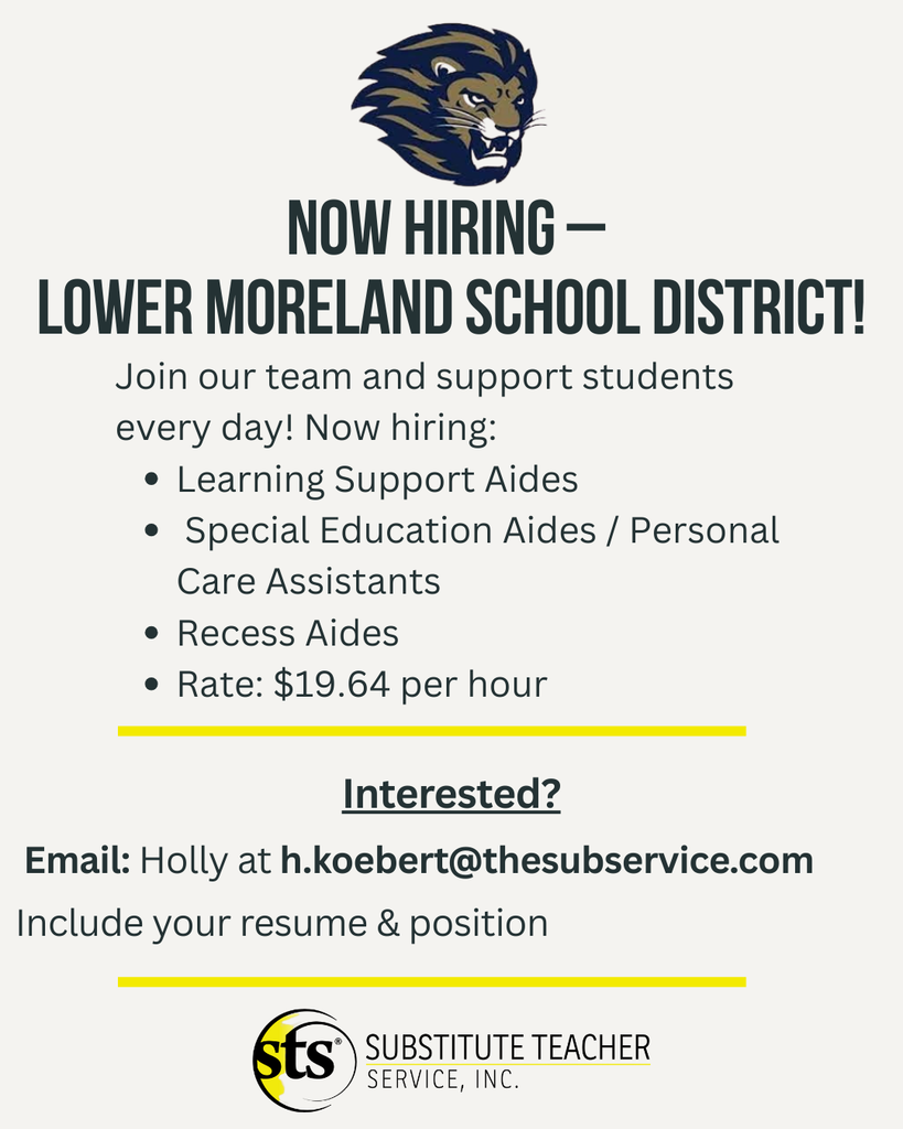 Substitute Teacher Service Hiring Flyer