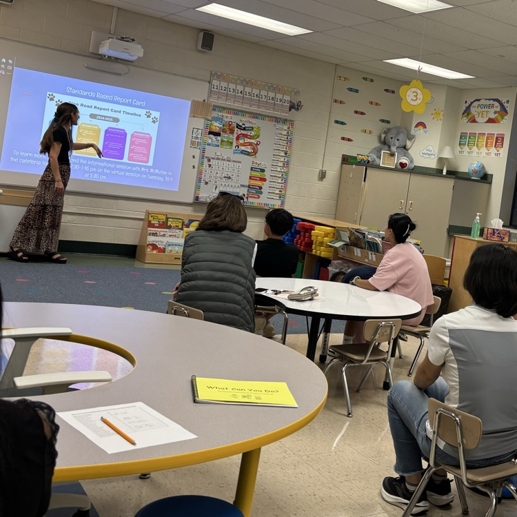 Back to school night