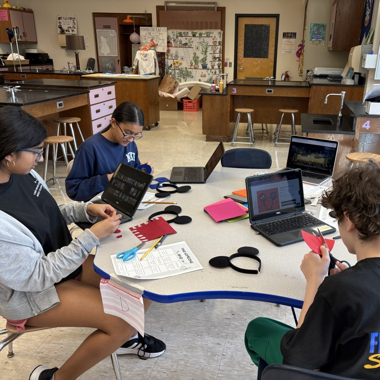 Students crafting