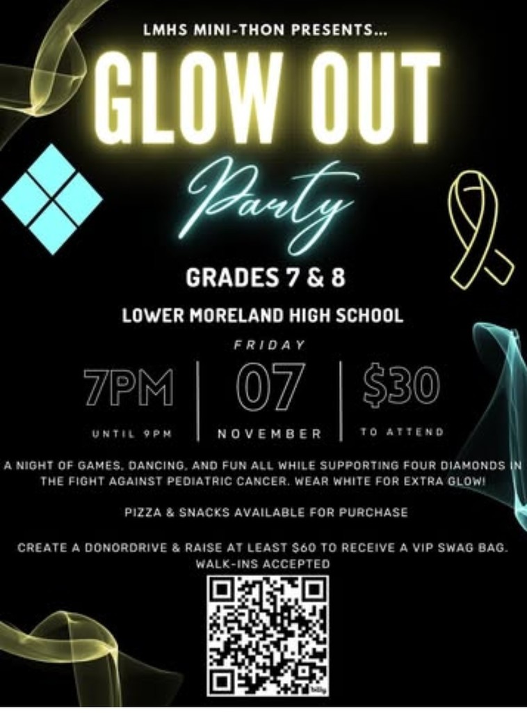 Glow Out Party Flyer