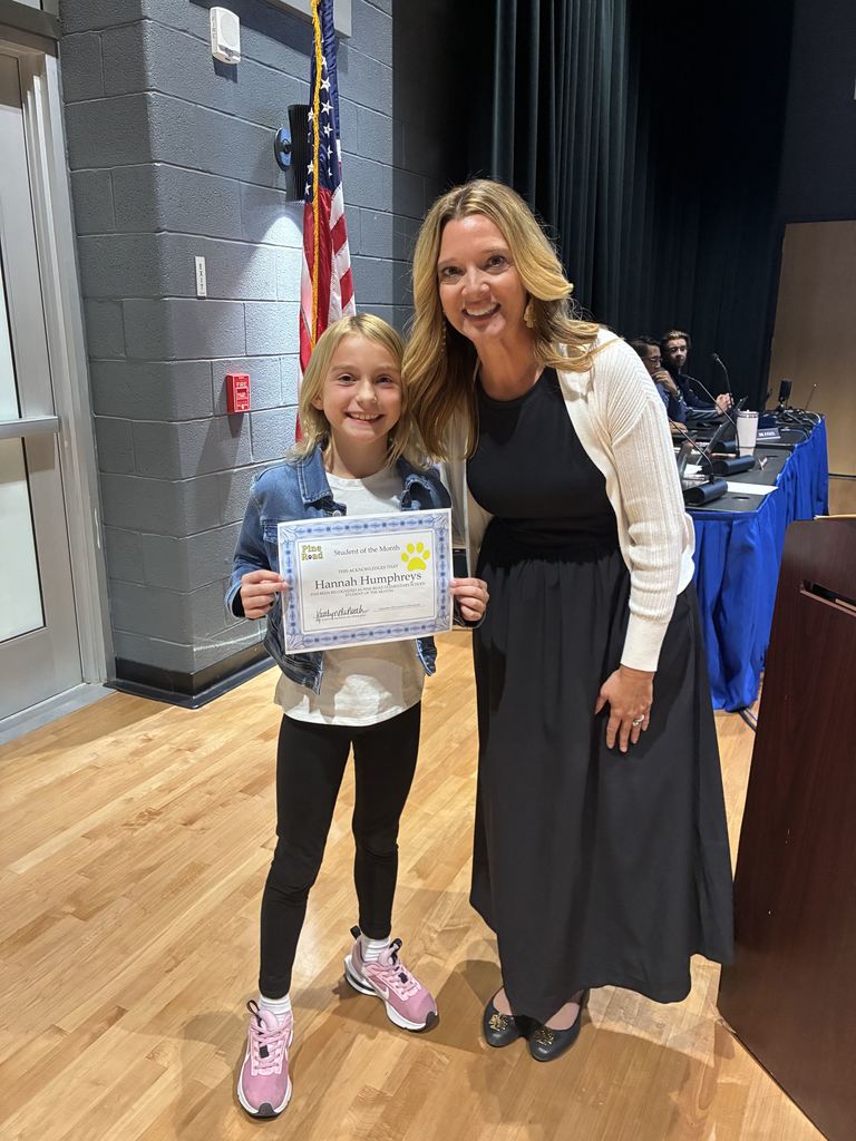 Pine Road Student of the Month
