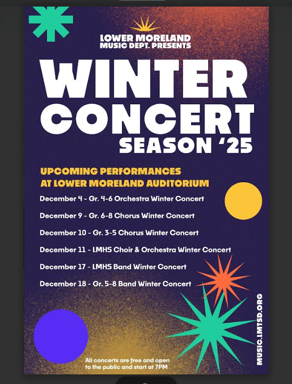 Lower Moreland Winter Concert Season '25