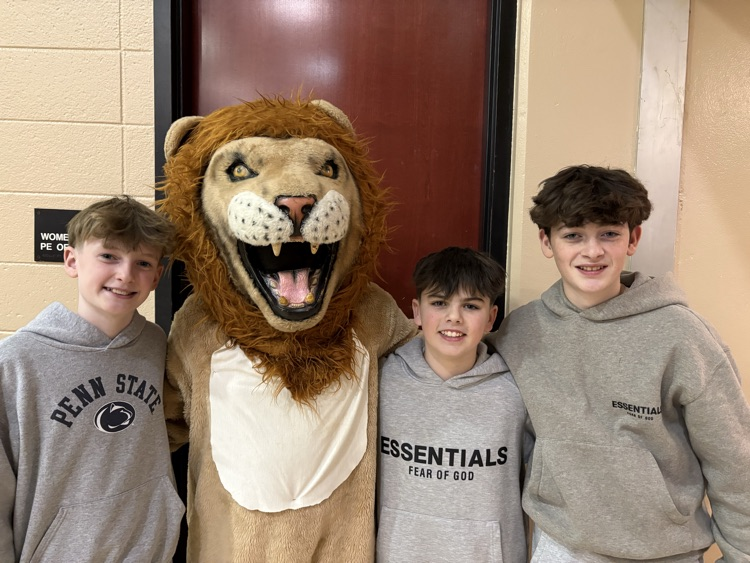 lion and Seventh graders 