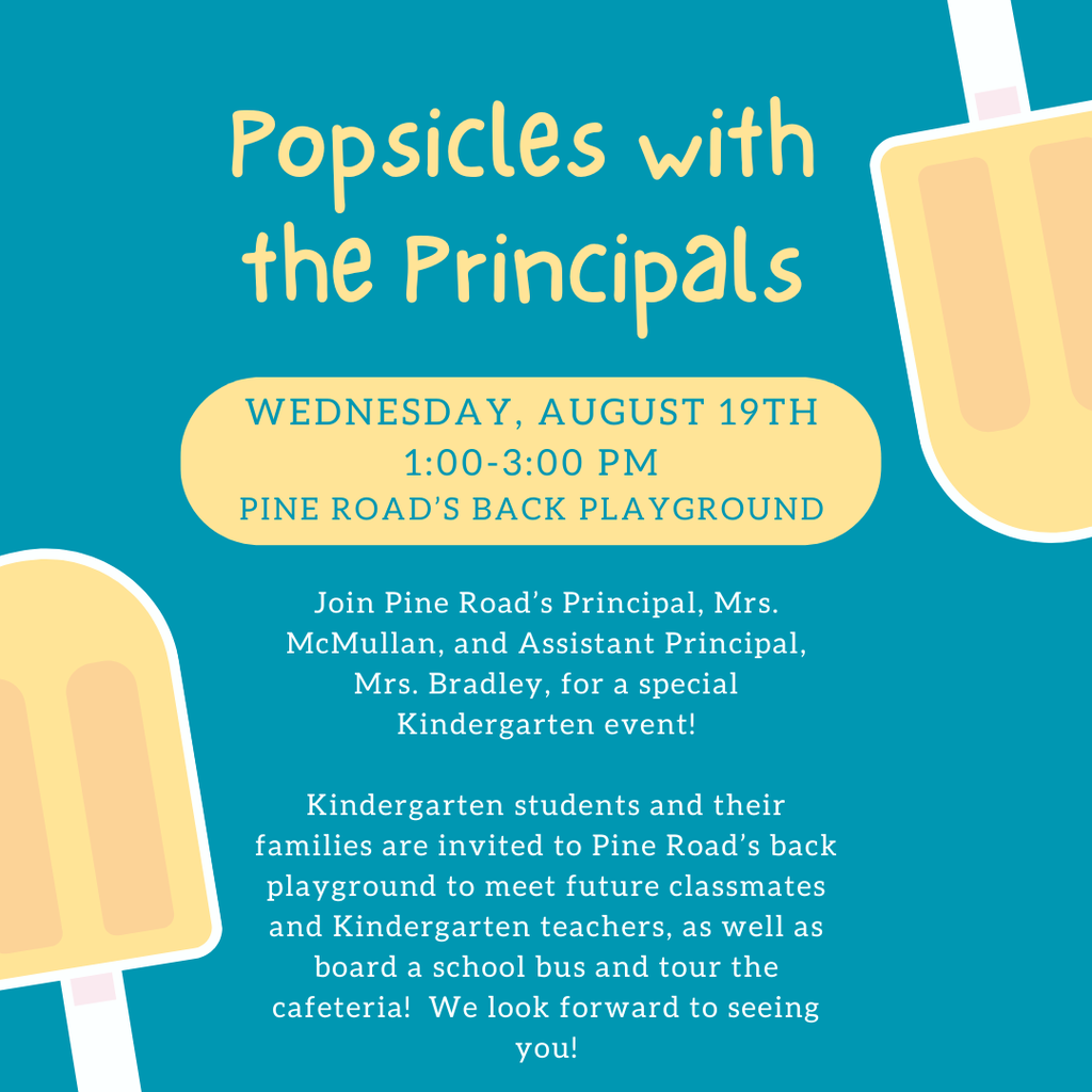 Popsicles with the Principal