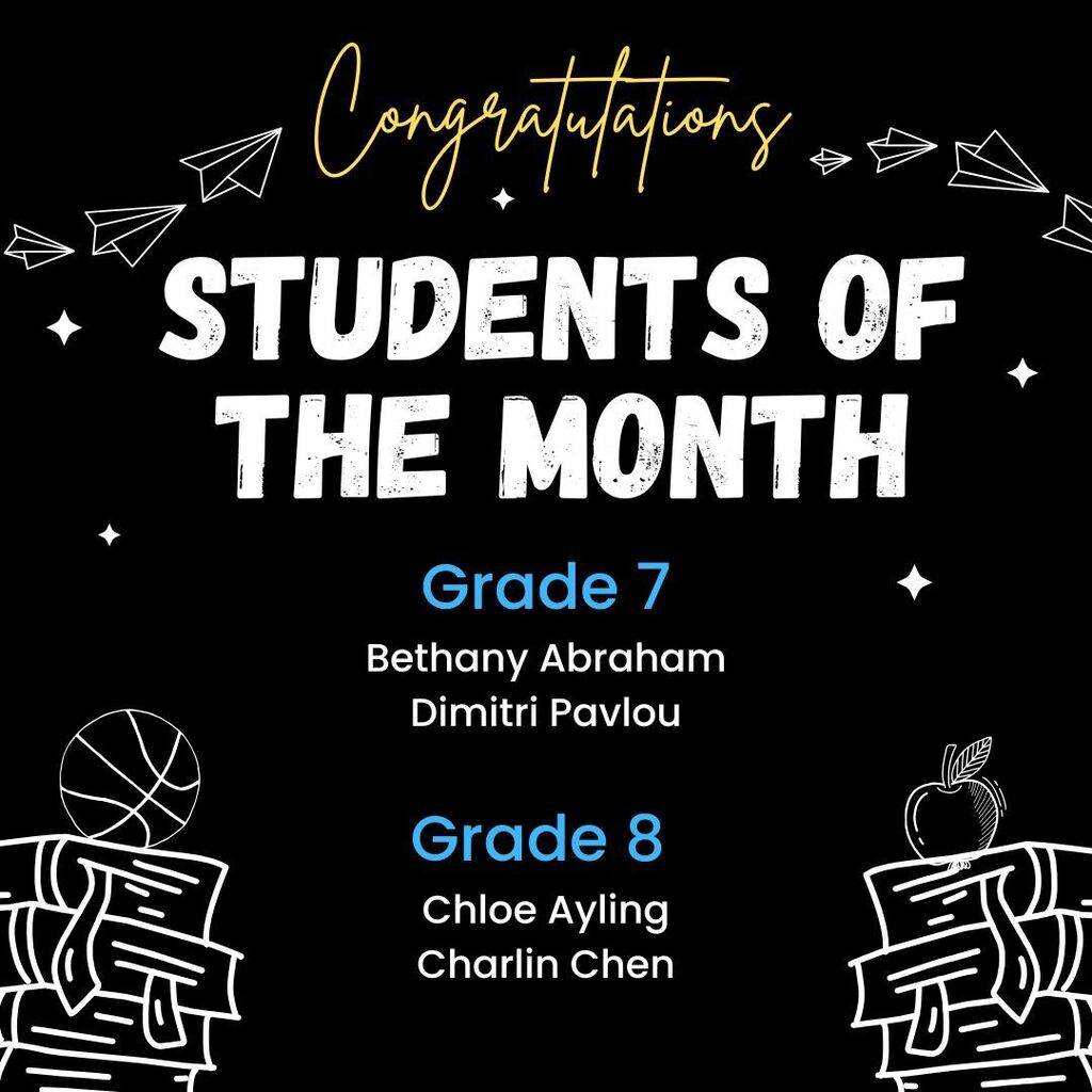 Students of the Month