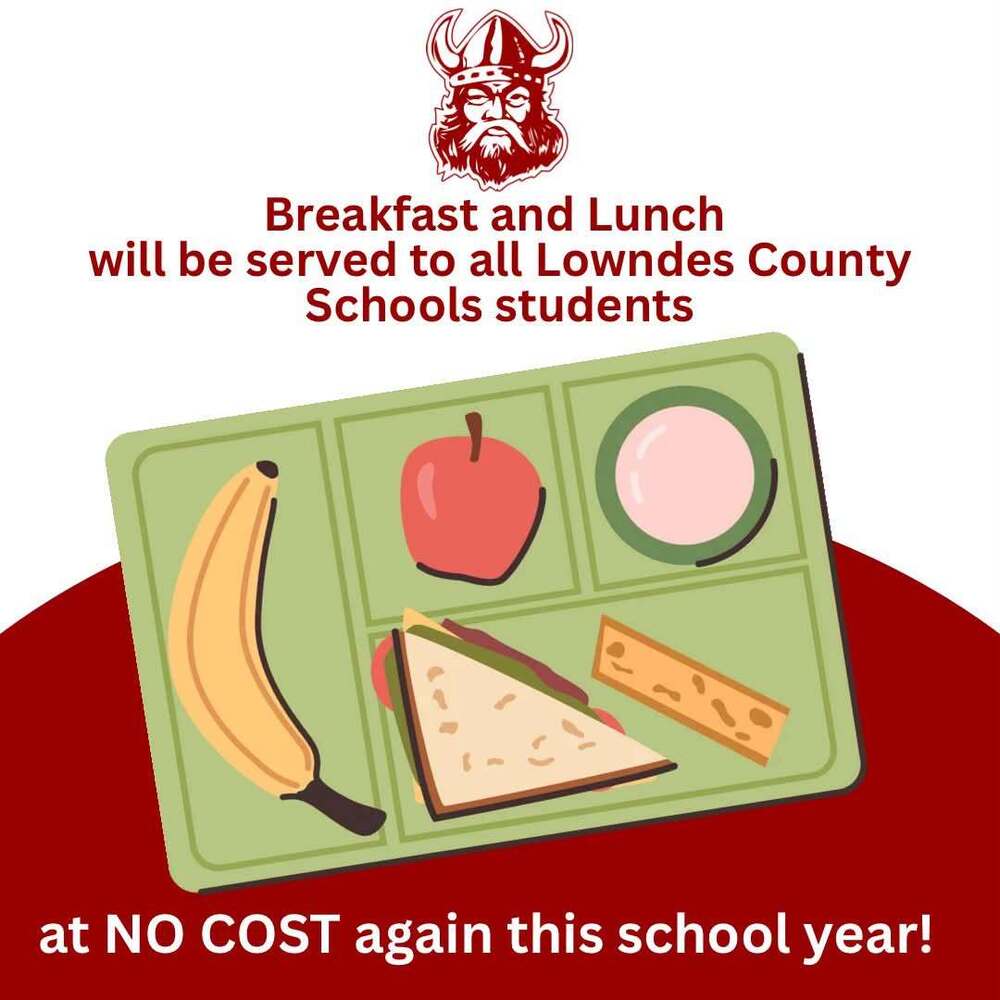 Breakfast and Lunch for all students