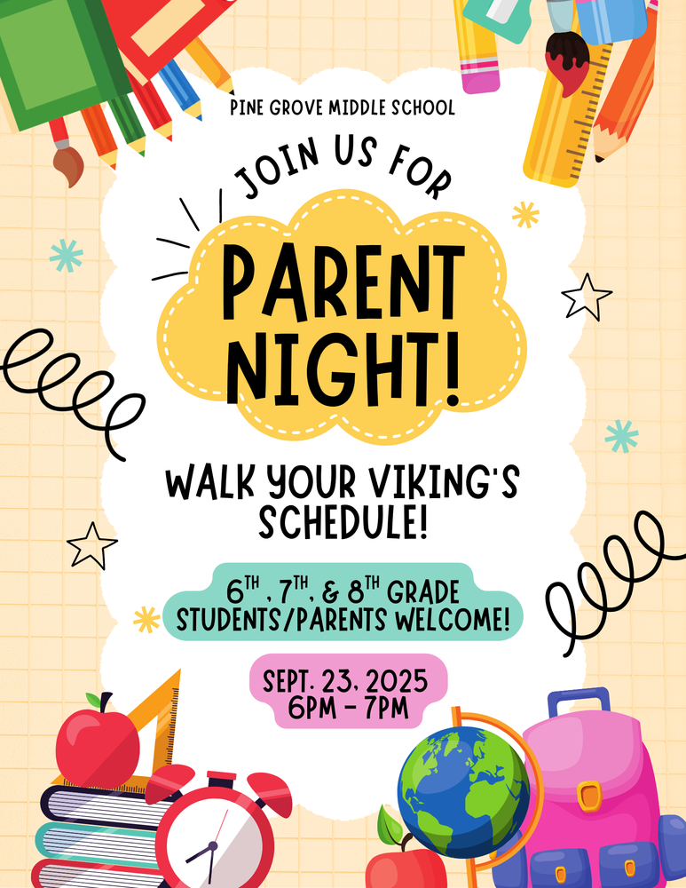 partial view of parent night flyer
