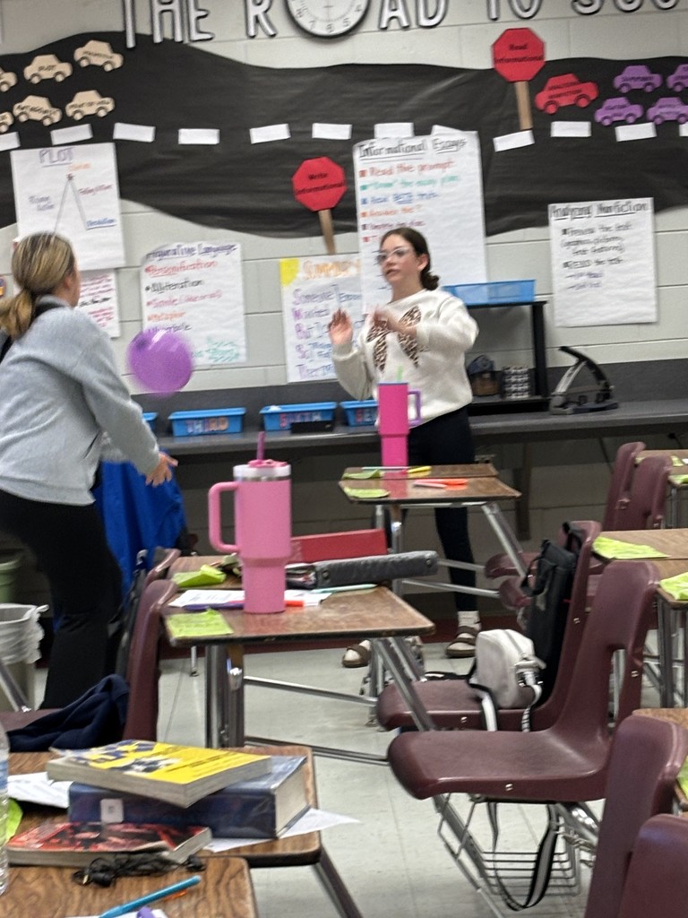 Should the party stop? 🎈 Mrs. Cozart's class tackled the controversial question of banning balloons in a spirited debate that doubled as an argumentative writing review! #DebateTime #Balloons #WritingSkills