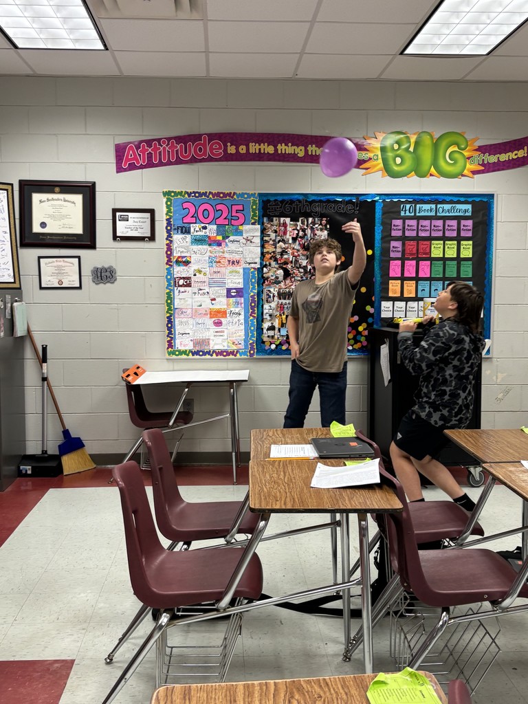 Should the party stop? 🎈 Mrs. Cozart's class tackled the controversial question of banning balloons in a spirited debate that doubled as an argumentative writing review! #DebateTime #Balloons #WritingSkills