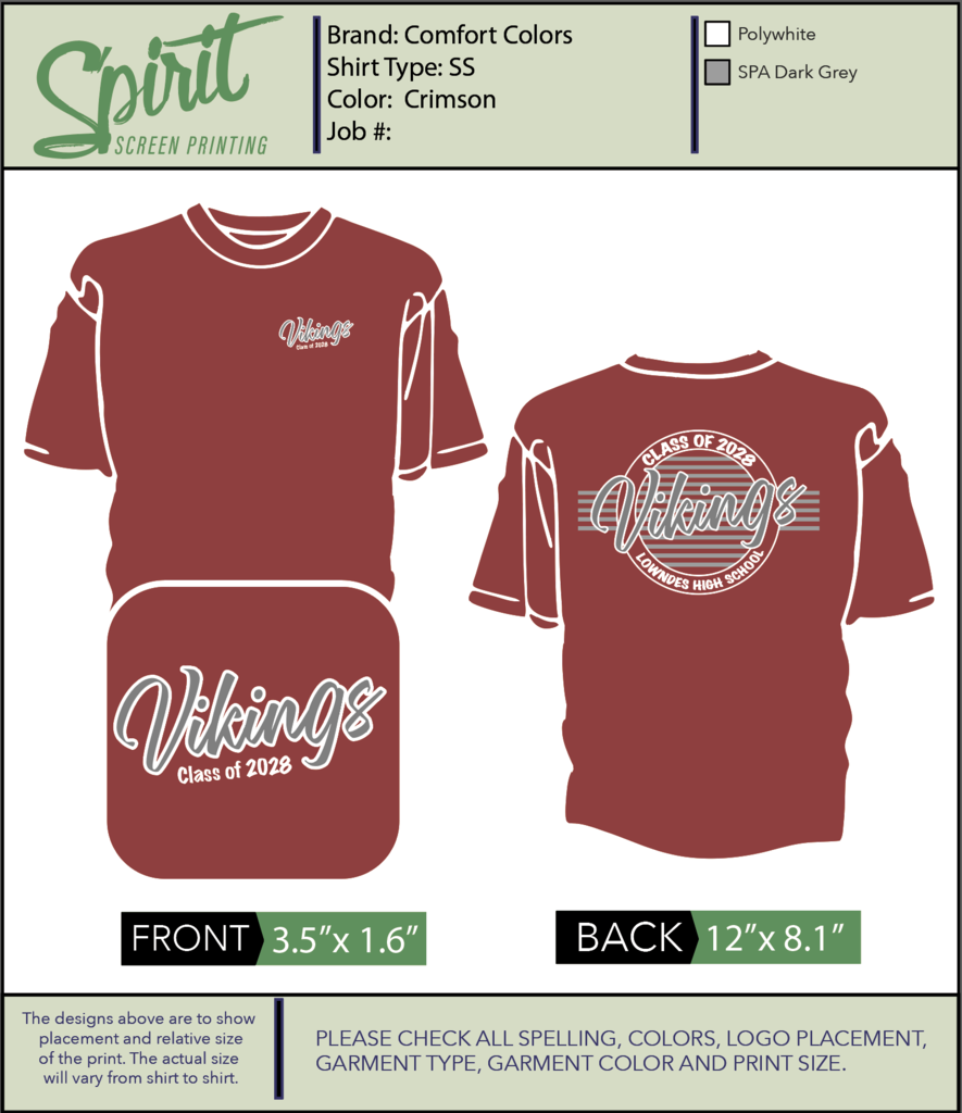 Class of 2028 T-shirts