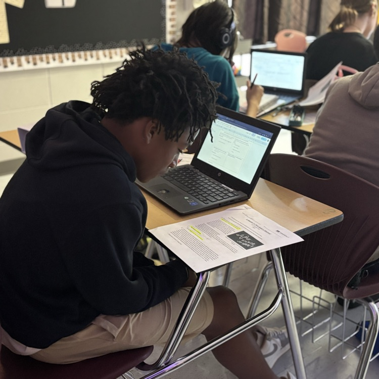 students writing 