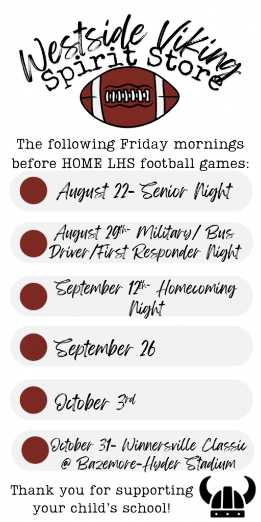 Spirit Store Dates