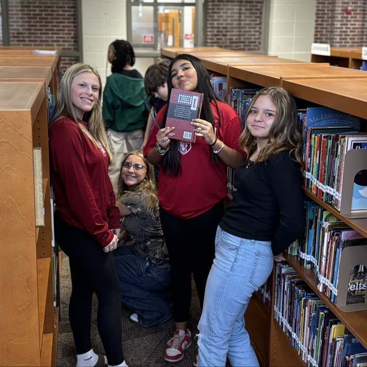students looking for books