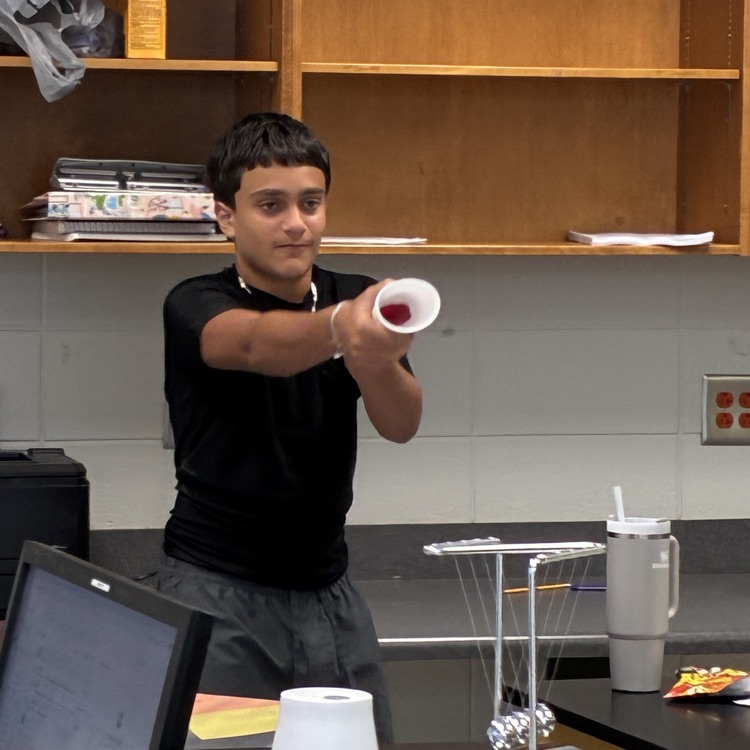 students doing experiment