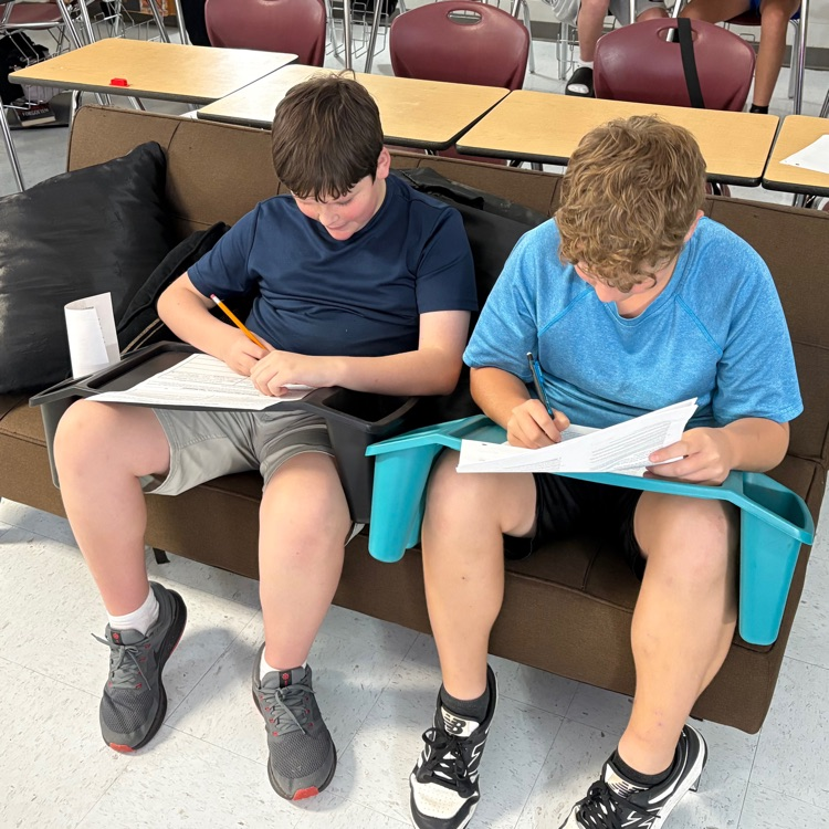 students comparing texts
