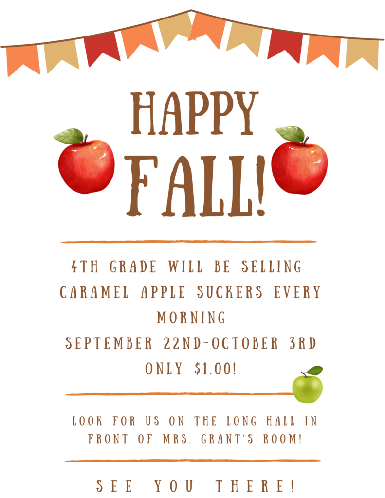 Caramel Sucker Fundraiser