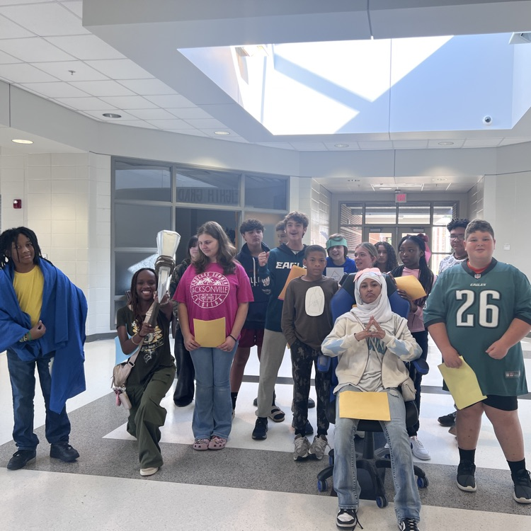 students doing a skit