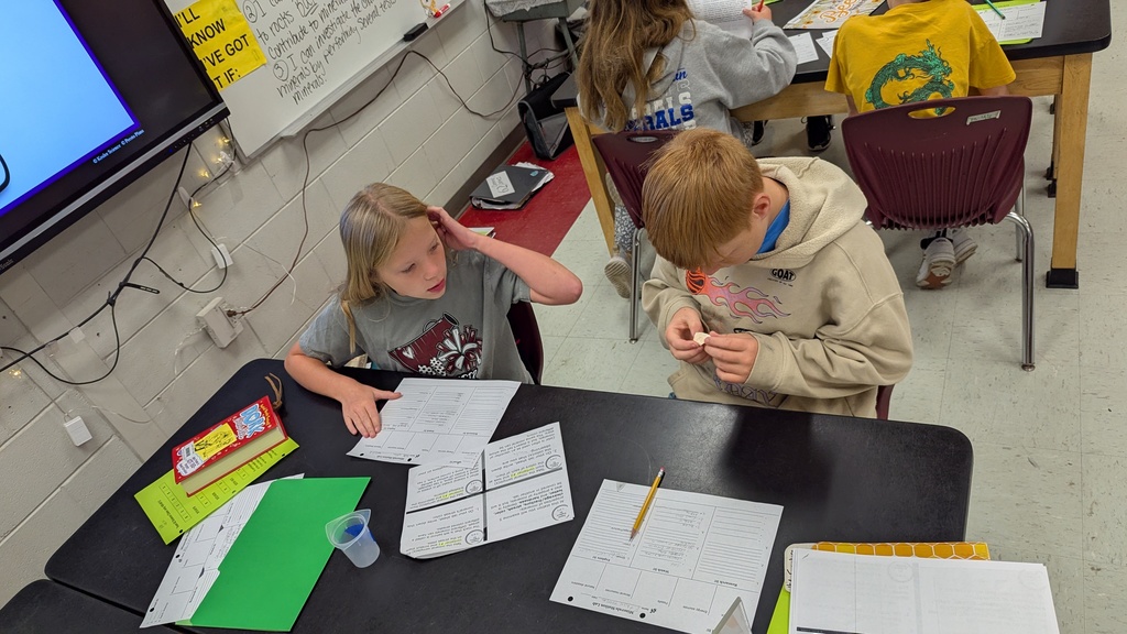 Team 62 is hard at work in Mrs. Busby’s class! Students rotated through hands-on and digital stations to explore the Properties of Minerals:  🔬 Station 1: Testing mineral properties 📖 Station 2: Reading about minerals 💻 Station 3: Researching minerals in a virtual lab 🗂️ Station 4: Sorting mineral tests (Identity vs. Not Identity) ✍️ Station 5: Writing about mineral properties 🎨 Station 6: Illustrating key visual vocabulary  So many ways to learn, discover, and show what they know! #ScienceInAction #HandsOnLearning