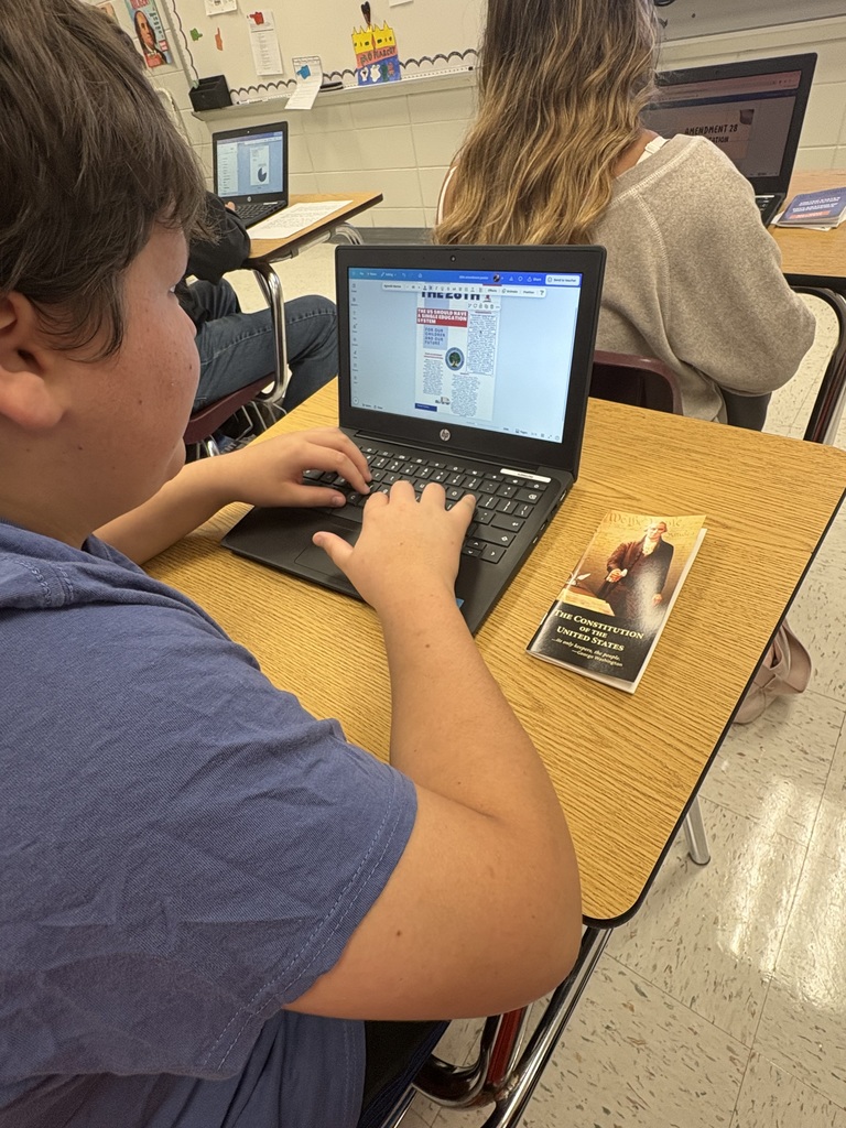 Students working on assignment
