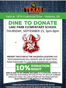 Dine to Donate-Texas Roadhouse