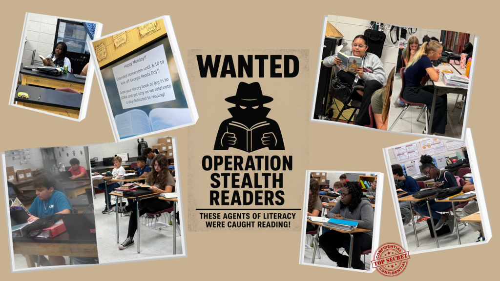 LMS celebrated GA Reads Day this morning with a top-secret mission: DEAR time—Drop Everything And Read! Our agents of literacy were ready and armed with their best books for the challenge. Mission accomplished!