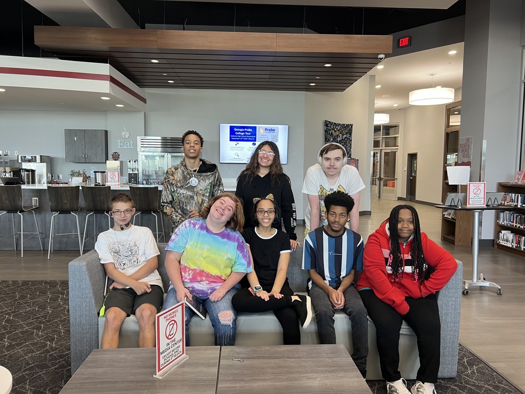 Ekker's class in media center