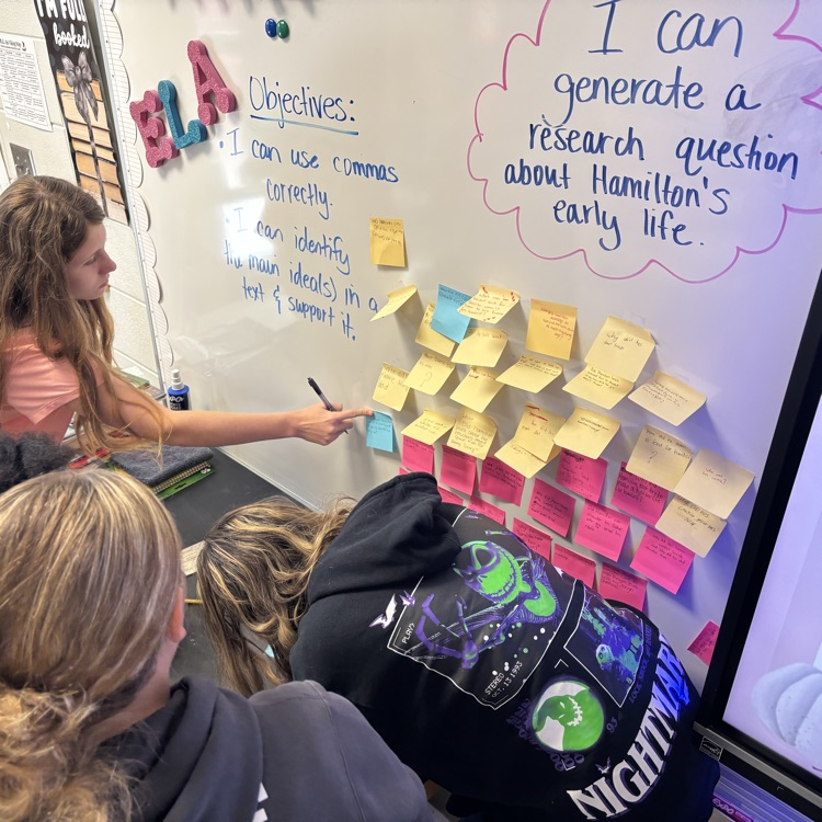 students reading and analyzing an article 