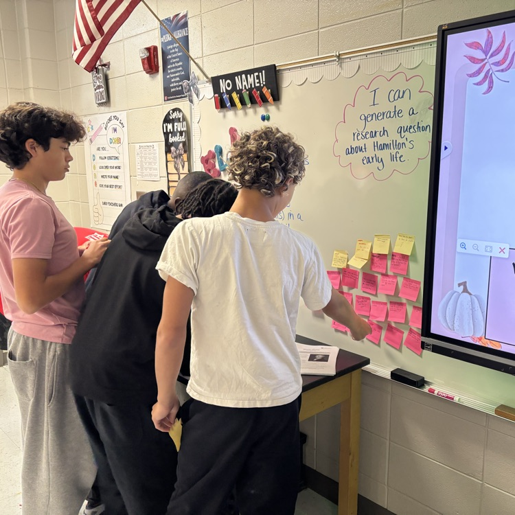 students reading and analyzing an article 