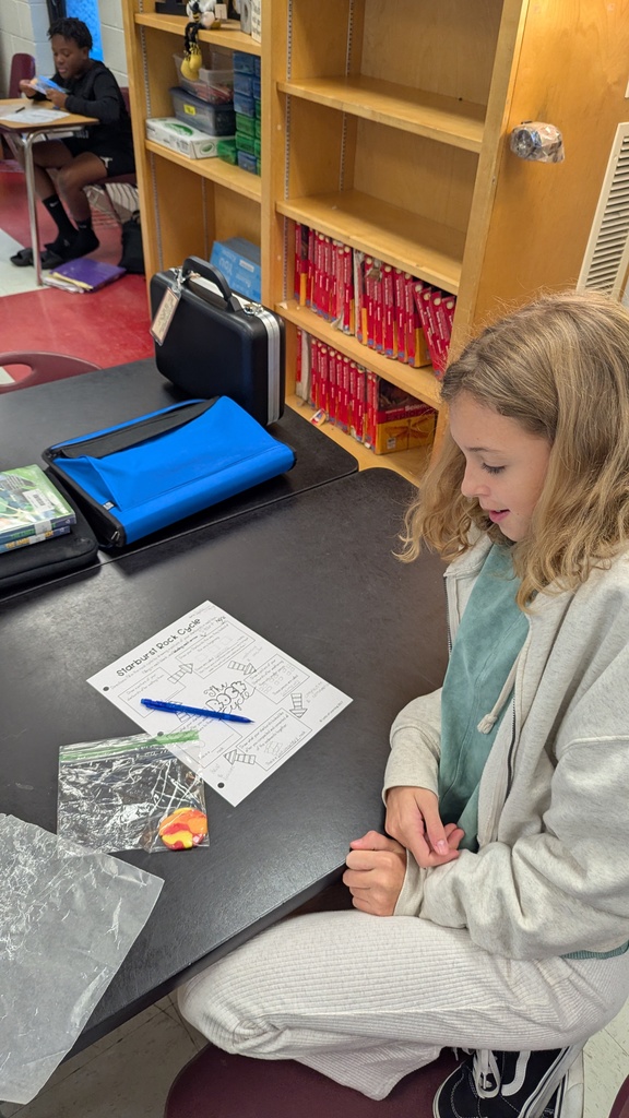 Who knew geology could be so sweet? 🍬 Students in Mrs. Busby’s and Mrs. Akuoko’s classes turned Starbursts into “rocks” to explore how they change through geologic processes and to classify them by their formation using the rock cycle! #CandyScience #HandsOnLearning