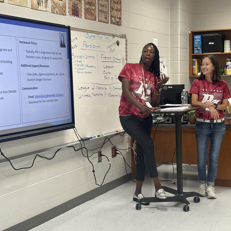 teachers presenting 