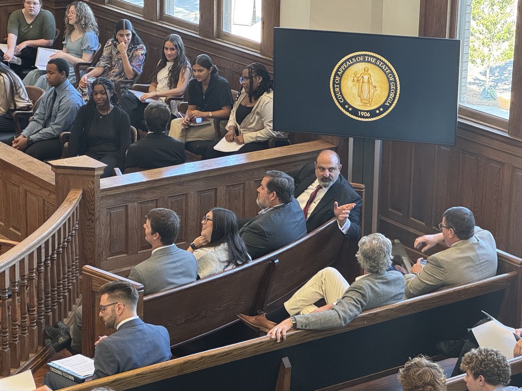 students at court