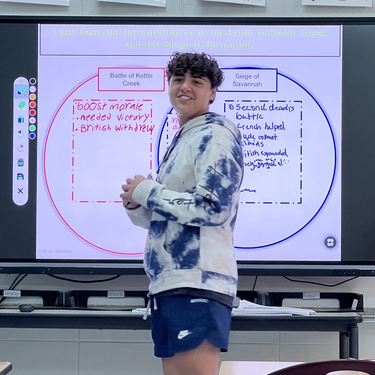 students teaching 