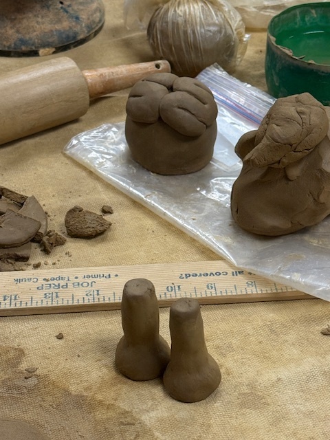 clay sculptures