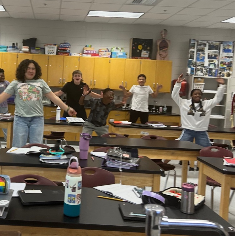 students doing exercise lab