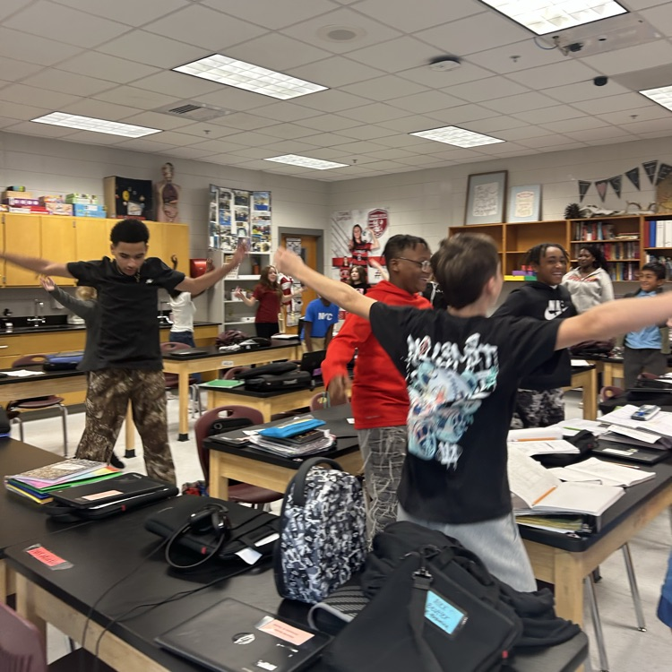 students doing exercise lab