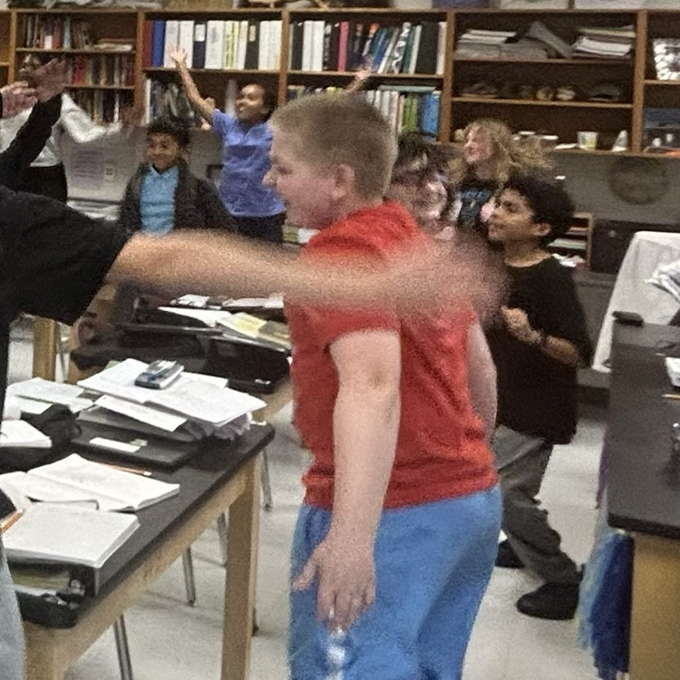 students doing exercise lab