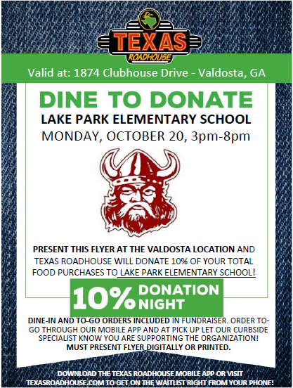 Texas Roadhouse: Spirit Night LPE